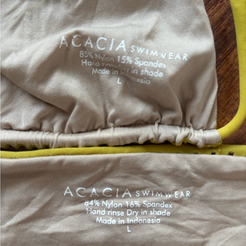 Acacia Swimwear Bikini Set - Pineapple size Large - Picture 3 of 3